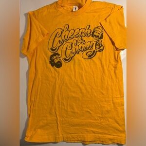 Cheech And Chong Yellow T-Shirt Size Small Best Buds